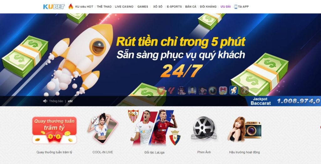 rút tiền kubet